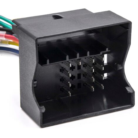 vhbw Adaptateur autoradio ISO compatible avec BMW Série 7 (E23) 1977-1986, (E32) 1986-1994, (E38) 1994-2001 modèle de voiture vhbw Adaptateur autoradio ISO compatible avec BMW Série 7 (E23) 1977-1986, (E32) 1986-1994, (E38) 1994-2001 modèle de voiture