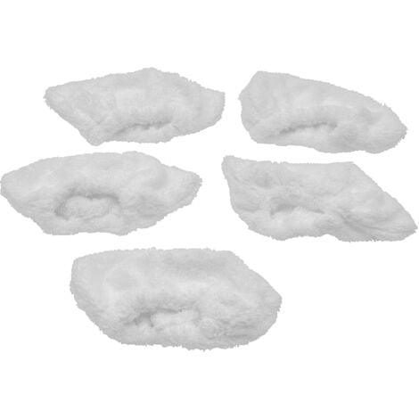 vhbw 5x compatible avec Kärcher SC 4.100 CB, SC 6.800 C, SC 5.800 CB, SC 5.800 C balai vapeur - bonnette éponge