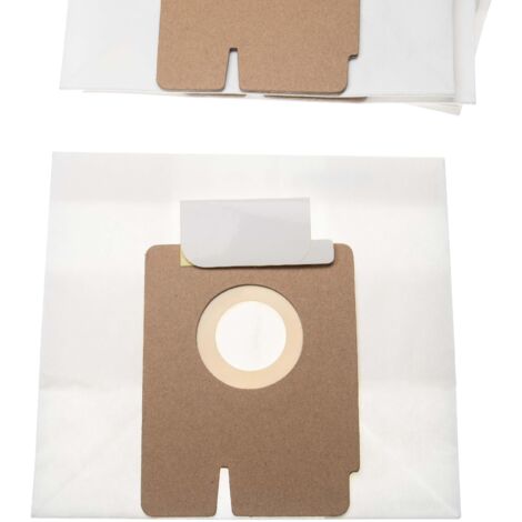 vhbw 5x Sacs compatible avec Hoover TFV2011 011, TFV2014B 011, TFV 2015 001 aspirateur - papier, 15,85cm x 17,5cm beige (1/3)