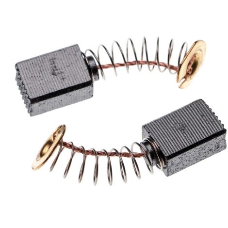 Vhbw 2x Balais Charbon 6 X 9 X 12,3 Mm Compatible Avec Makita NHP1010