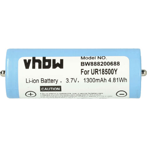 vhbw Batterie compatible avec Braun Series 7 720 (5674, 720 5695), 720-3, 730, 730 (5674, 5694), 760 CC rasoir tondeuse électrique (1300mAh, 3,7V, Li-ion)