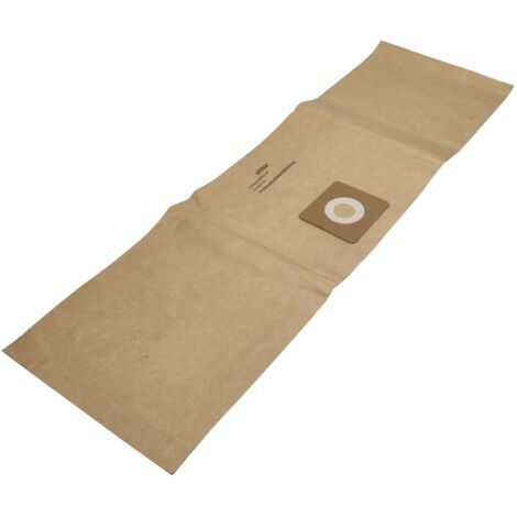 Vhbw Lot De 5 Sacs Aspirateur Compatibles Bosch AdvancedVac 20 - Papier Mult Couche, 85,4 X 26,9 Cm, Marron - Puissance Et Hygiène Optimales