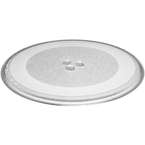 vhbw Plateau compatible avec LG MH6387TRCCSSQE, MH6387TRCCSSQGSF micro-ondes - Plaque tournante verre, 32,4 cm, support en Y (1/4)