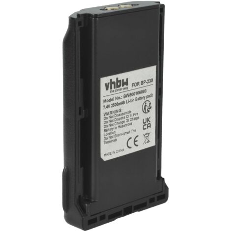 Radio 2x Battery Replaces Icom BJ-2000, BP-231N, BP-232, BP-231, BP-230, BP-230N - 940 MAh 7.4 V - View #3