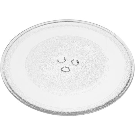 vhbw Plateau tournant compatible avec Daewoo KOG9A1R, KOR2000, KOR2000A, KOR1825 micro-ondes - Plaque tournante verre, 25,5 cm, support en Y