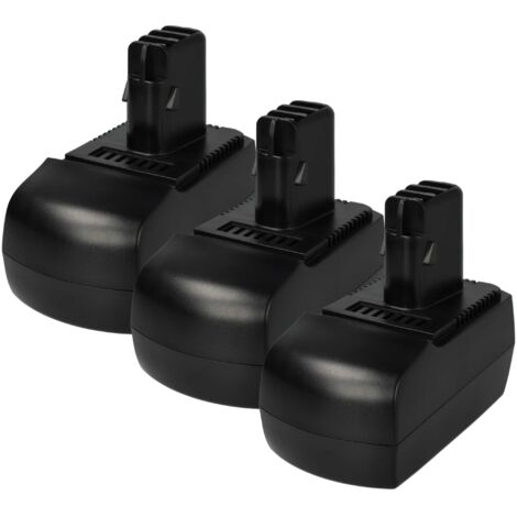 vhbw 3x Batteries compatible avec Metabo ULA9.6-18, SBZ 14.4 Impuls, BSZ 14.4 Impuls, BSZ 14.4 outil électrique (2100 mAh, NiMH, 14,4 V) (1/5)