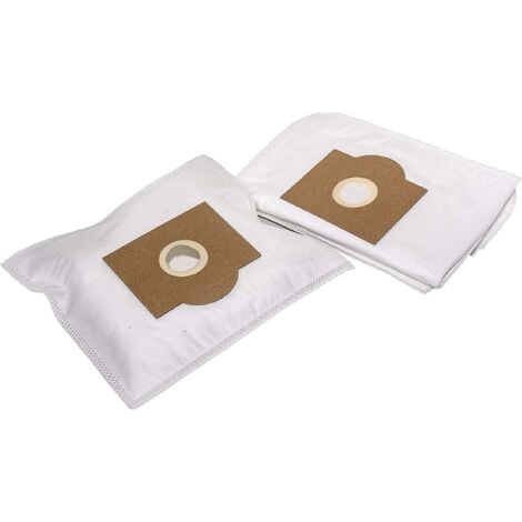 Vhbw 5x Sacs compatible avec Tornado Essensio TO 4610- TO4620 aspirateur -  microfibres non tissées, 17,1cm x 27,8cm blanc