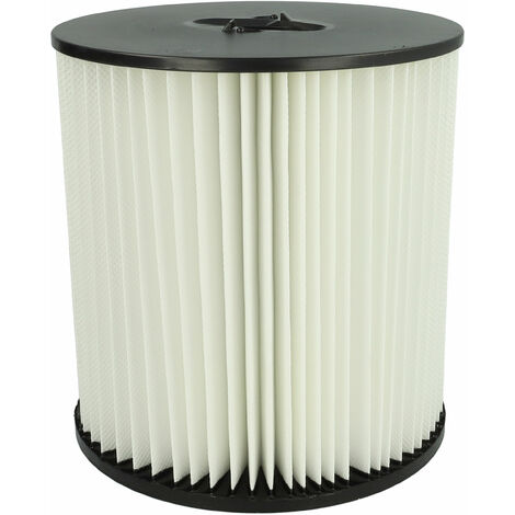 vhbw Filtre plissé compatible avec Dirt Devil Titan TCS 5525, TCS 8575 aspirateur à sec ou humide - Filtre à cartouche