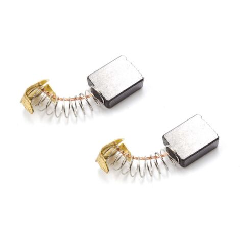 Balais Charbon 6,5x13,5x17 Mm Pour Makita TW1000, LS1040F, LS1214F - Lot De 2 Avec Ressorts 24 Mm