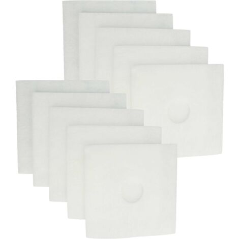 vhbw 10x Filtres à air compatible avec Helios ELS-VEF 100, ELS-VEBI 60, ELS-VEB 60/30, ELS-VEB 60, ELS-VEB 100/60 ventilateur (1/5)