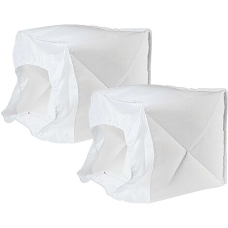 vhbw 2x Filtres à membrane compatible avec Kärcher NT 27/1 ADV, NT 27/1 ME ADV, NT 27/1 Me Advanced aspirateur - Lot de filtres textiles blanc (1/5)
