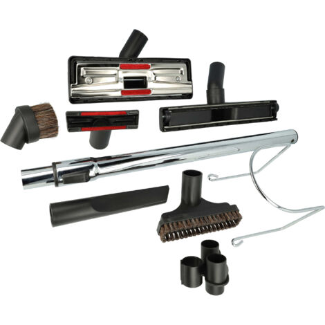 Vhbw Set de 9 accessoires pour aspirateur compatible avec Philips, AEG, Electrolux, Dirt Devil, Rowenta, LG, Miele, Bosch, Siemens