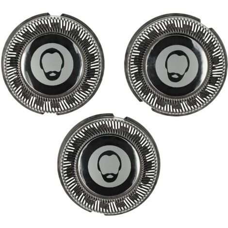 vhbw Pièce de Rechange 3 x tête de rasoir compatible avec Philips PT720, PT721, PT725, PT726, PT728, PT729, PT737, PT739 rasoir (1/5)