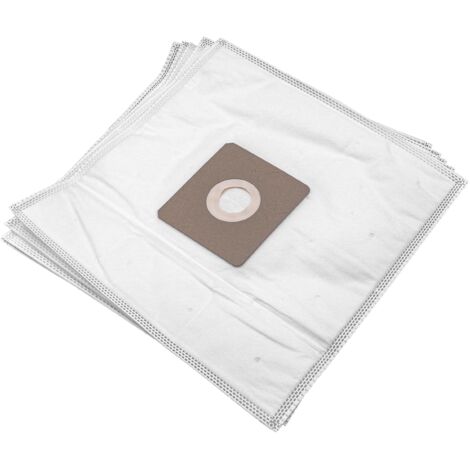 vhbw 5x Sacs compatible avec Dirt Devil Capoera 1, 1,1, 2, 2,1 aspirateur - microfibres non tissées, 31cm x 22,5cm, blanc (1/2)