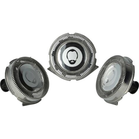 vhbw 3x lames de rasoir coupantes compatible avec Philips RQ1131, RQ1141, RQ1145, CCRQ1185 rasoir - lames de rechange, 3 pièce (1/5)