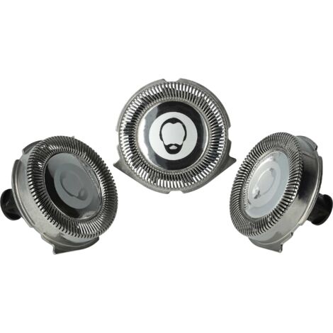 vhbw 3x lames de rasoir coupantes compatible avec Philips RQ1150, RQ1150X, RQ1151, RQ1155 rasoir - lames de rechange, 3 pièce (1/5)