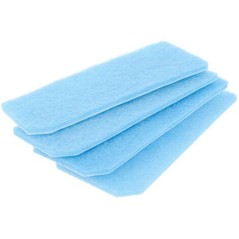 vhbw 4x Filtre compatible avec Miele Scout RX-1 aspirateur - filtre de sortie d'air, bleu / blanc (1/5)