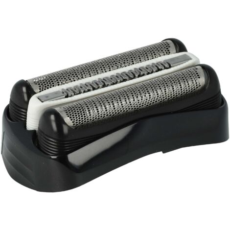vhbw Tête de rasoir remplacement pour Braun 32B, 32S pour rasoir électrique - Cassette, noir