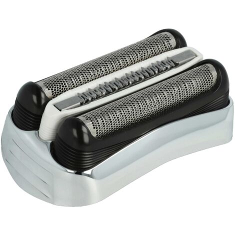 vhbw 1x tête de rasoir, compatible avec Braun cruZer clean 5, 6, argenté (1/5)