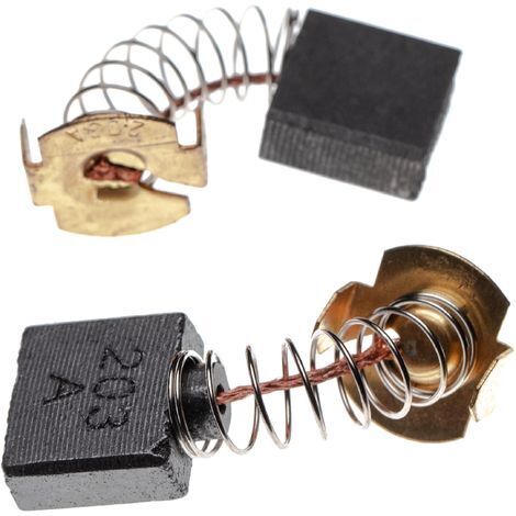 Lot 2 Balais Charbon 7x12x18 Mm – Remplace Bosch 1 609 203 V51 – Pour Défonceuse & Outils Électriques