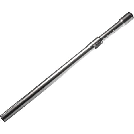 vhbw Tube d'aspirateur compatible avec Miele S5381, S5410, S5411, S5361-CH, S5380, S538 aspirateur - raccord 35 mm, 60 - 100 cm, noir / argenté
