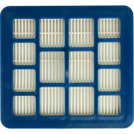 vhbw filtre compatible avec Hoover TE70ID30001, TE 70, TDI2355084, TE70EN20001 aspirateur - filtre d'évacuation HEPA bleu foncé / blanc (1/5)
