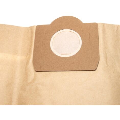 vhbw 5x Sacs remplacement pour Kärcher 69040510, 6.904-051.0, 6.904051.0, 6904-0510 pour aspirateur - papier, 56cm x 28,35cm marron (1/3)