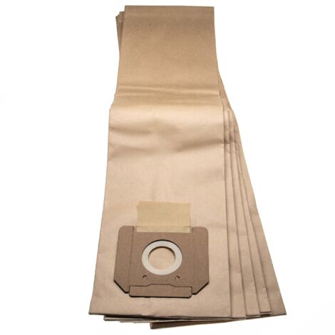 vhbw 5x sacs remplacement pour Bosch 2607432036 pour aspirateur - papier, 75.2cm x 20.15cm, marron (1/2)