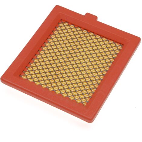 vhbw Filtre de rechange (1x filtre à air) compatible avec Castelgarden/GGP/STIGA OM45, REM50 tondeuse à gazon - 12,2 x 10,8 x 2cm, orange / jaune