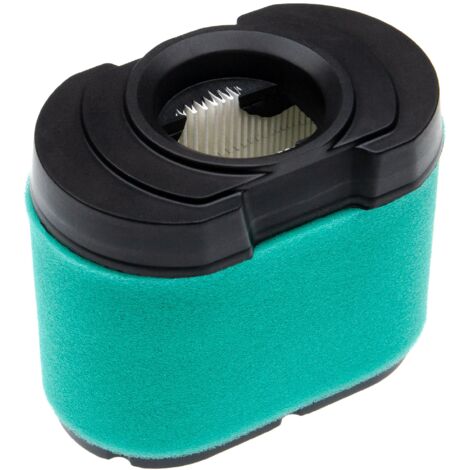 vhbw 1x filtre mousse, 1x filtre papier compatible avec Briggs & Stratton 40H777-0156-B2 moteur pour tondeuse tracteur, rider (1/4)