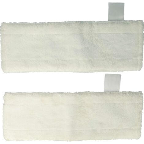 vhbw 2x Housses compatible avec Kärcher SC 4 EasyFix Iron, SC 4 EasyFix nettoyeur à vapeur - blanc 35 x 14 x 0,5cm (1/5)