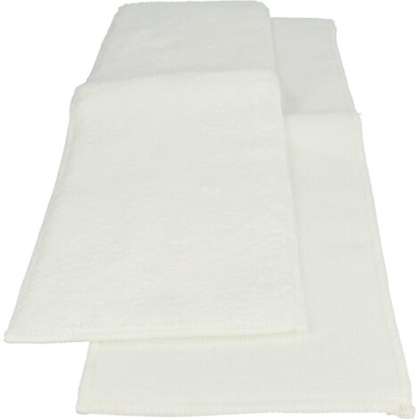 vhbw Lot de 2 lingettes compatible avec Kärcher SC 1202 B, SC 1402, SC 1402 B, SC 1502, SC 1502 B, SC 1702, SC 1702 B - serpillère douce