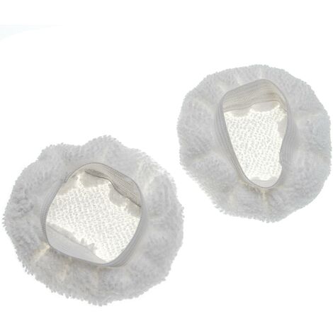 Vhbw 2 Panni In Microfibra Per Scopa A Vapore Kärcher SC 4 EasyFix Premium Iron E SC 4 Iron Kit – Ricambio Lavabile A 60°C – Bianco