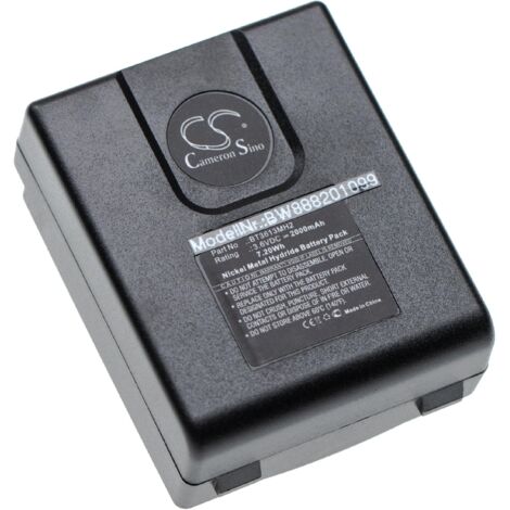 vhbw Batterie remplacement pour Itowa BT3613MH2 pour opérateur télécommande industrielle (2000mAh, 3,6V, NiMH) (1/4)