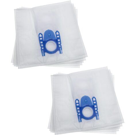 vhbw 10x sacs compatible avec Kärcher VC 6200, VC 6250 PET, VC 6300, VC 6300 B, VC 6350 aspirateur - microfibres non tissées, 29,8cm x 30cm, blanc (1/3)