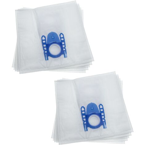 vhbw 10x sacs compatible avec Kärcher VC 6400 PB, VC 6999, VC 6 Premium aspirateur - microfibres non tissées, 29,8cm x 30cm, blanc (1/2)