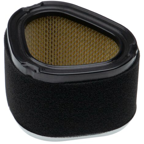 vhbw Set de filtres (1x préfiltre, 1x filtre à air) remplacement pour Kohler 12 083 05, 12 083 05-S pour tondeuse à gazon, noir/argenté/jaune (1/3)