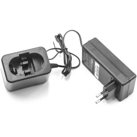 vhbw Chargeur compatible avec Bosch BH1204, BH1214L, BH1214MH, BPT1004, BTP1005, H1214N, 261091405 batteries d'outils - 7,2V - 24V (1/3)