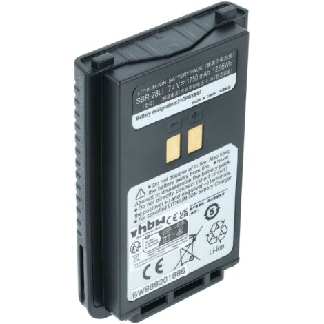 Batería Reemplaza Yaesu SBR-26LI, SBR-28, SBR-25LI, SBR-28Li Para Radio, Walkie-talkie - 1750 - View #8