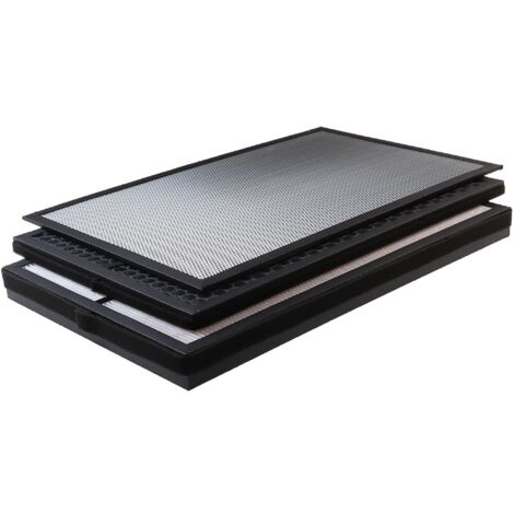 vhbw 3x Filtre compatible avec Baren B-785, B-H03, B-783 purificateur d'air - filtre à charbon actif, photocatalyseur, filtre HEPA (1/5)