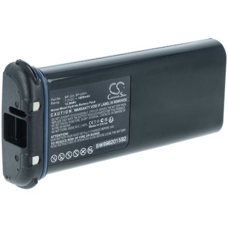 Batterie  2 Pcs.  Remplace BP-209, BP-210N, BP-209N, BP-210 Pour Radio Talkie Walkie 2300mah 7 2v Nimh 889006582