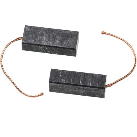 vhbw 2x Balais de charbon pour moteur 27 x 11 x 8mm compatible avec Flymo DXE, E47, GLE S, GTE-02, GTE -1.4, J 5160, XE38, XE 38-02 tondeuse à gazon