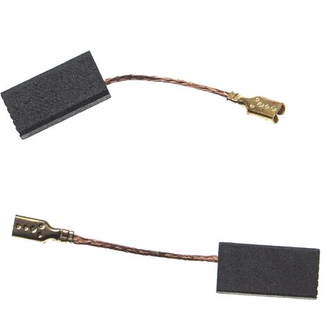 2 Balais De Charbon Pour Hilti DC125 / WS125 - Dimensions 16,5 X 10 X 5 Mm, En Graphite, Remplacement Facile - 4