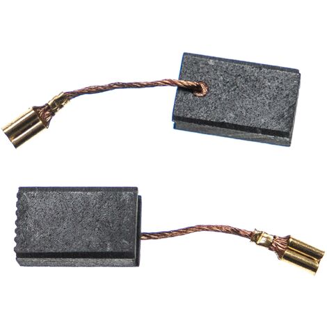 vhbw 2x Balais de charbon pour moteur 17 x 10 x 6mm compatible avec Bosch 3 601 G90 0E0, 3 601 G90 0G0, 3 601 G90 0H0 outil électrique (1/2)