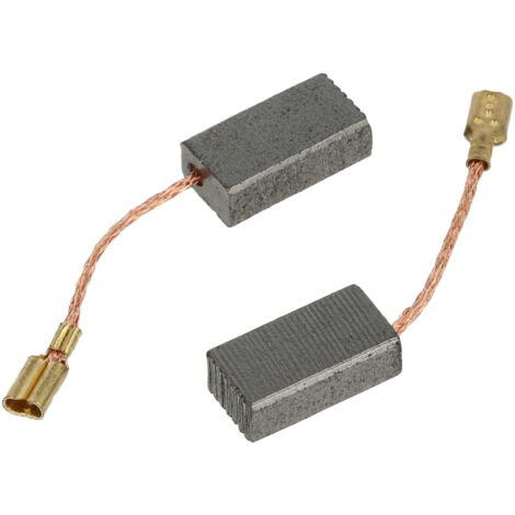 vhbw 2x Balais de charbon pour moteur 17 x 8 x 5mm compatible avec Bosch 1581, 1608, 1997.1, GWS 1000 outil électrique (1/5)