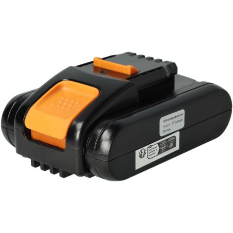vhbw 1x Batterie remplacement pour Worx WA3551, WA3553.3, WA3553.2, WA3572, WA3553.1, WA3553 pour outil électrique (1500 mAh, Li-ion, 20 V)