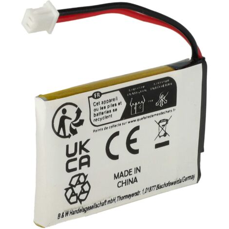 Batterie Replacement Pour Parrot ZIK 3 Et 2.0 Casque Sans Fil - 830mAh Li-ion, Compatible MH46671
