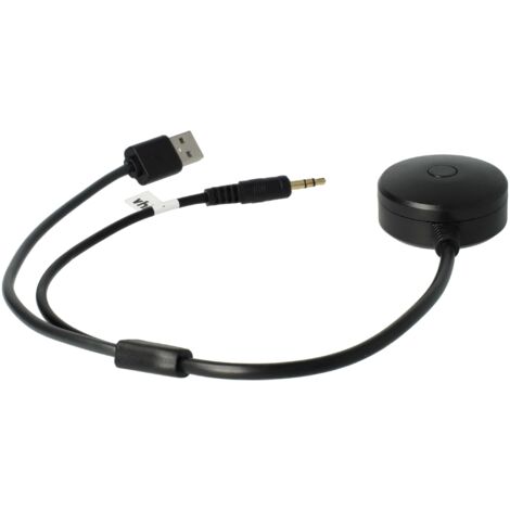 vhbw Câble adaptateur AUX USB pour radio de voiture (30 cm) compatible avec BMW de 02/2009 Z4 - USB, Bluetooth