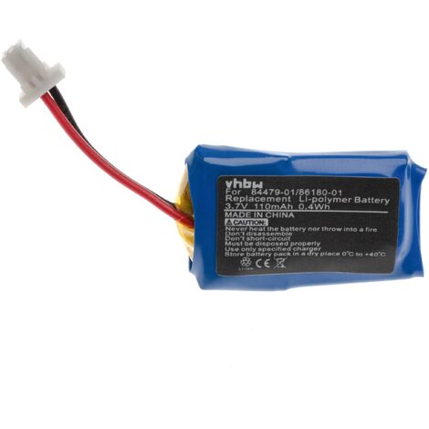 Batterie Vhbw Pour Plantronics C054/C053/C565 - 110mAh 3.7V - Li-Polymère