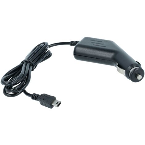 vhbw Chargeur allume-cigare compatible avec TomTom ONE GO 520T, 720, 530,  520, 720T, 540 Live GPS
